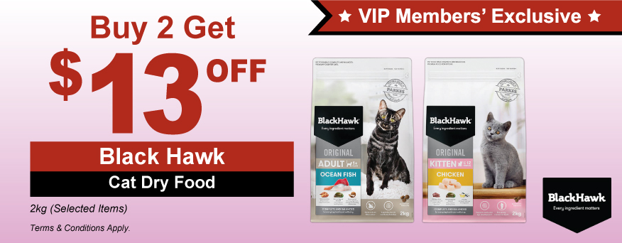 Black Hawk Cat Dry Food Promo